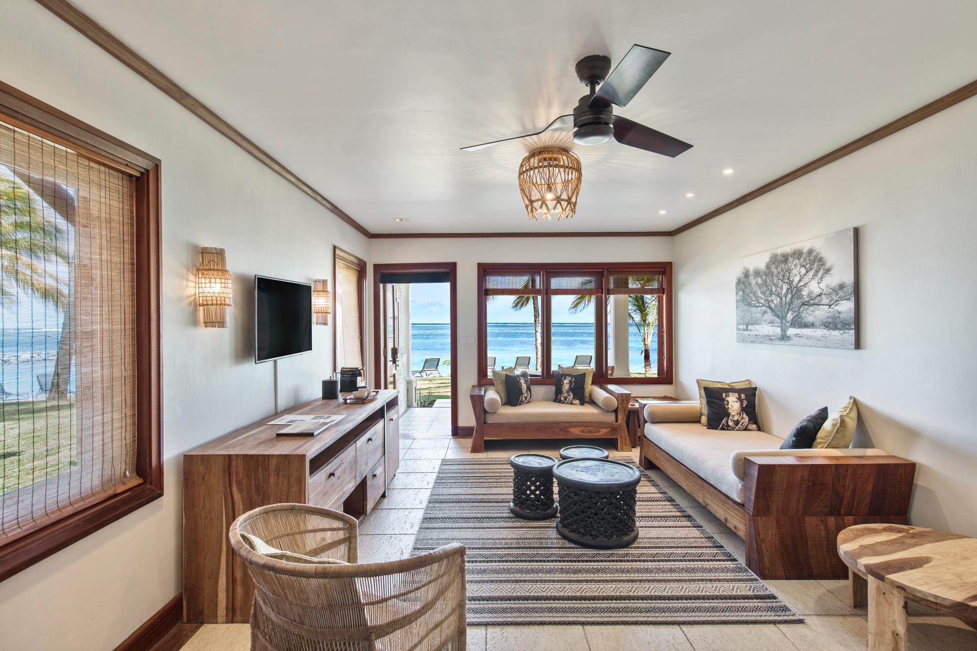 Living room as part of a suite at the Heritage Awali Golf & Spa Resort