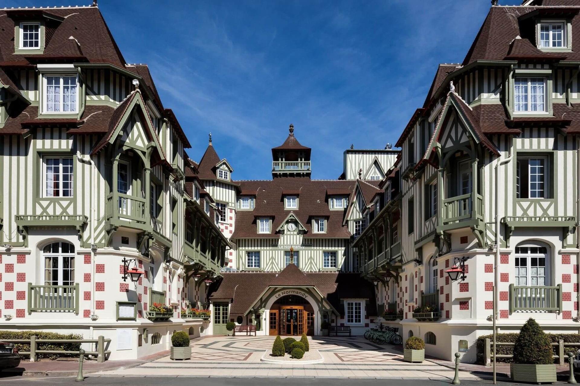Front view of the Hotel Barriere Le Normandy Deauville