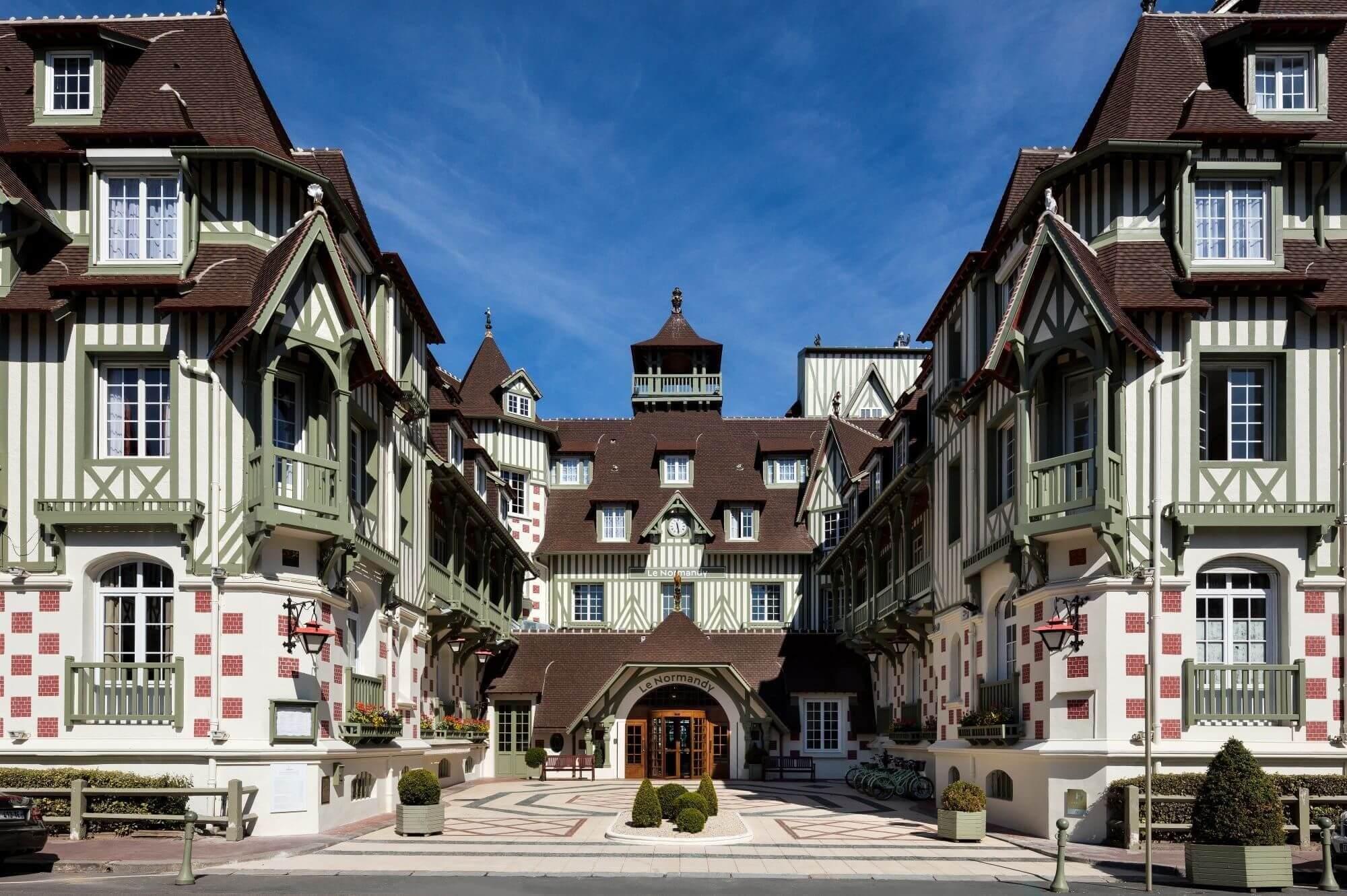 Front view of the Hotel Barriere Le Normandy Deauville