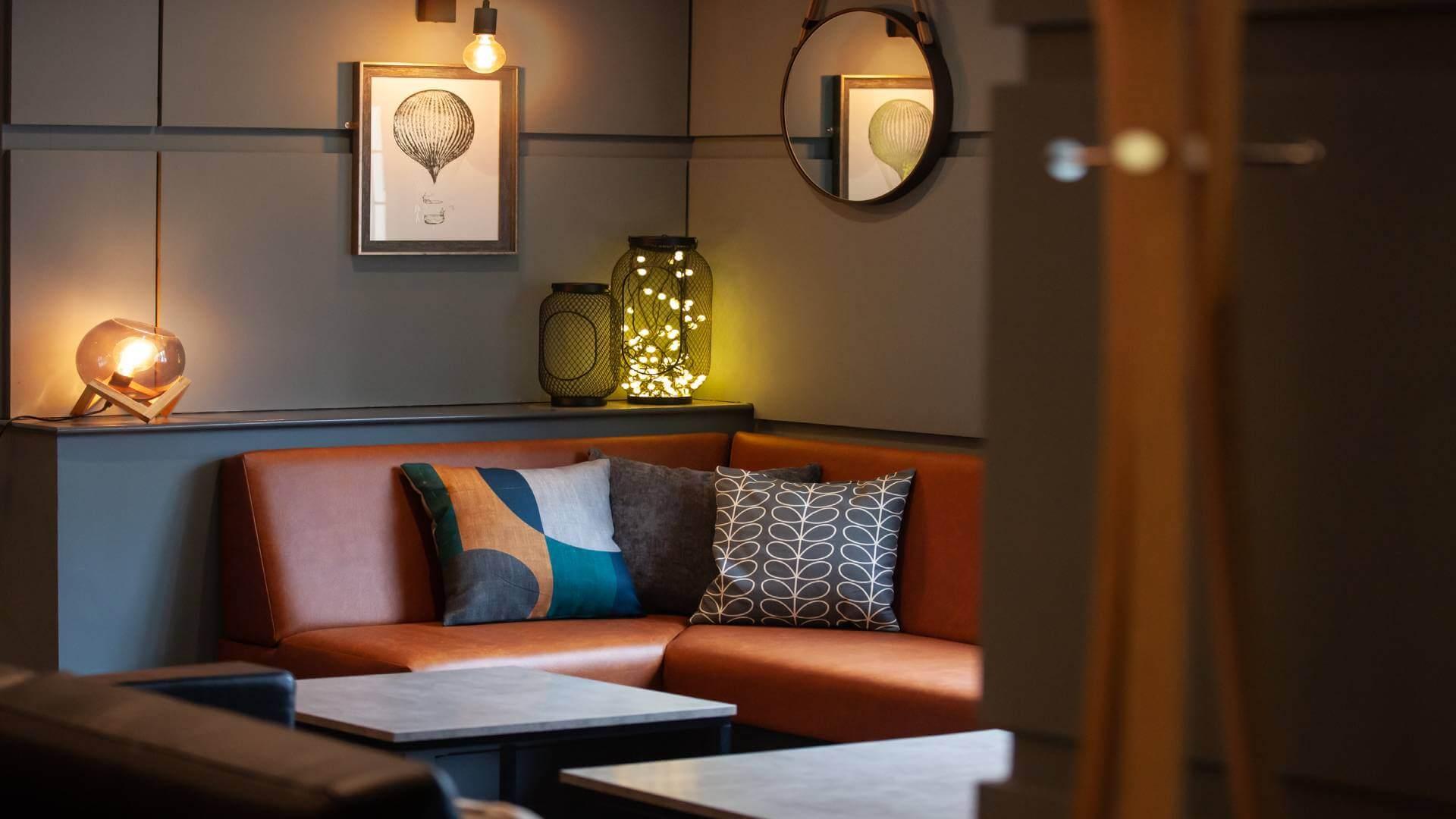 Lounging area at The Inn at Woodhall spa
