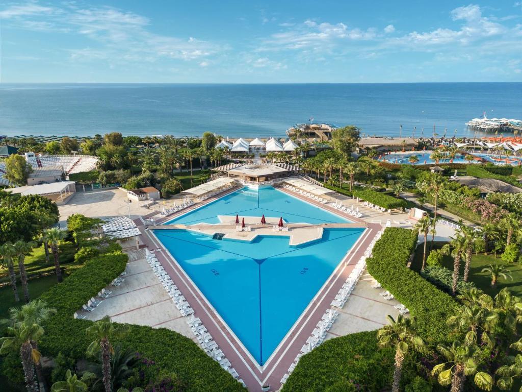 Outdoor swimming pool area