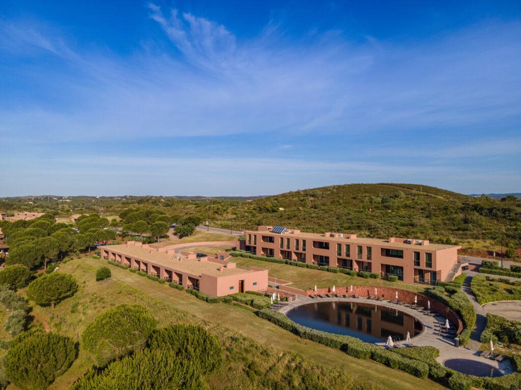 Aerial view of the Morgado residences