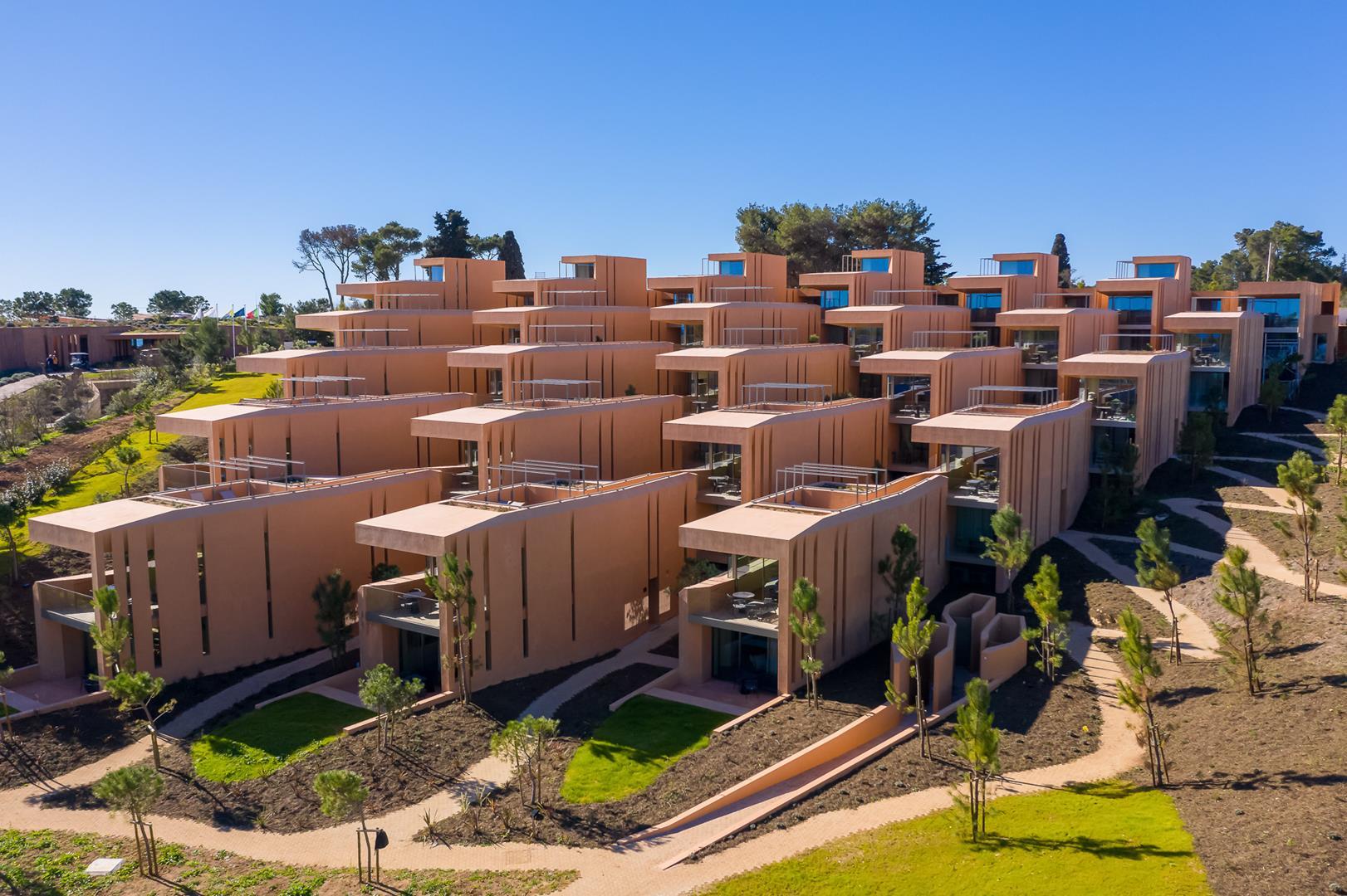 Apartments overlooking the golf course