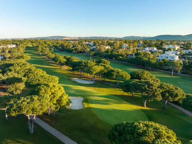 Aerial view of Pestana Vila Sol golf course