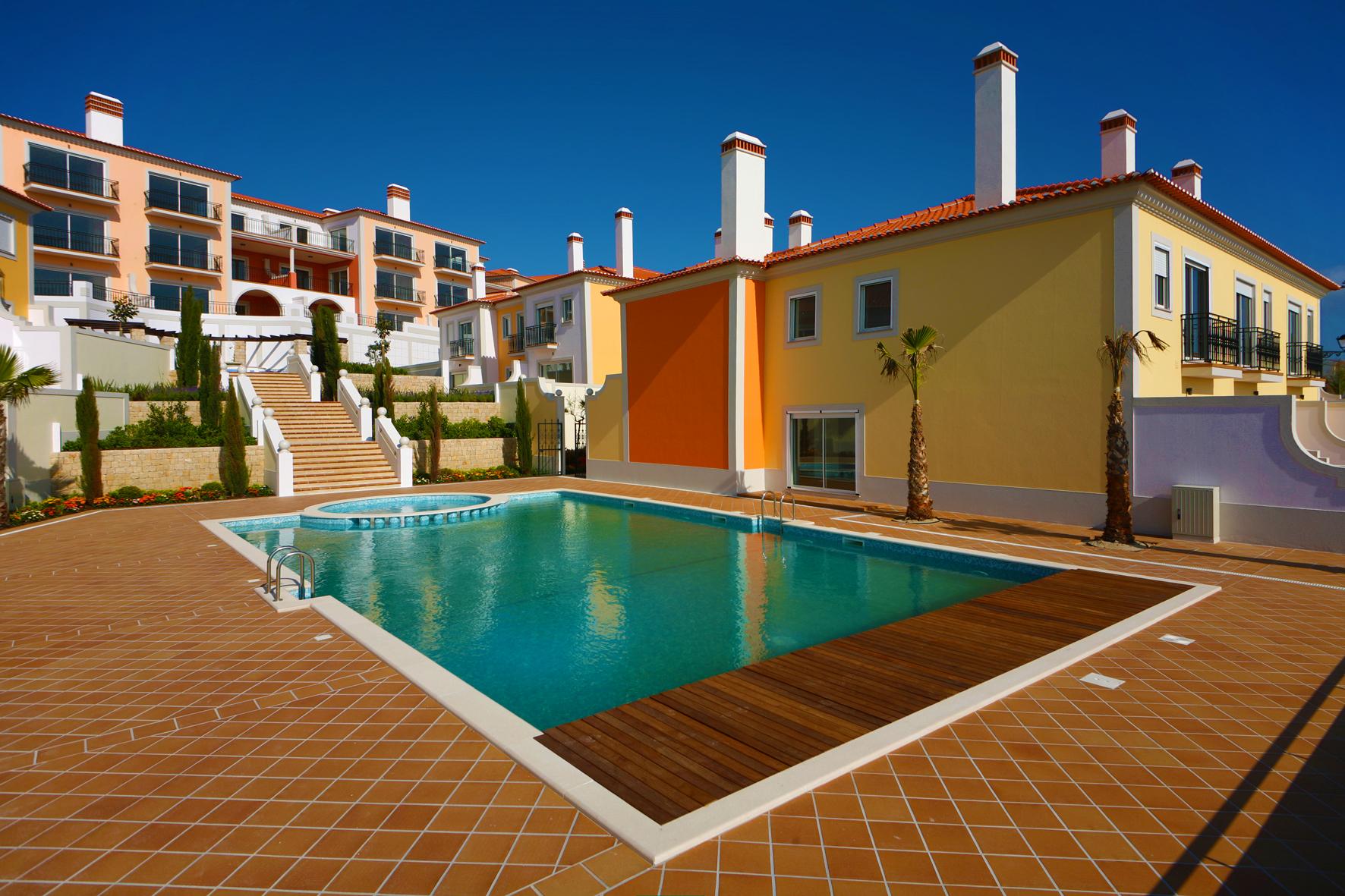Outdoor swimming pool area