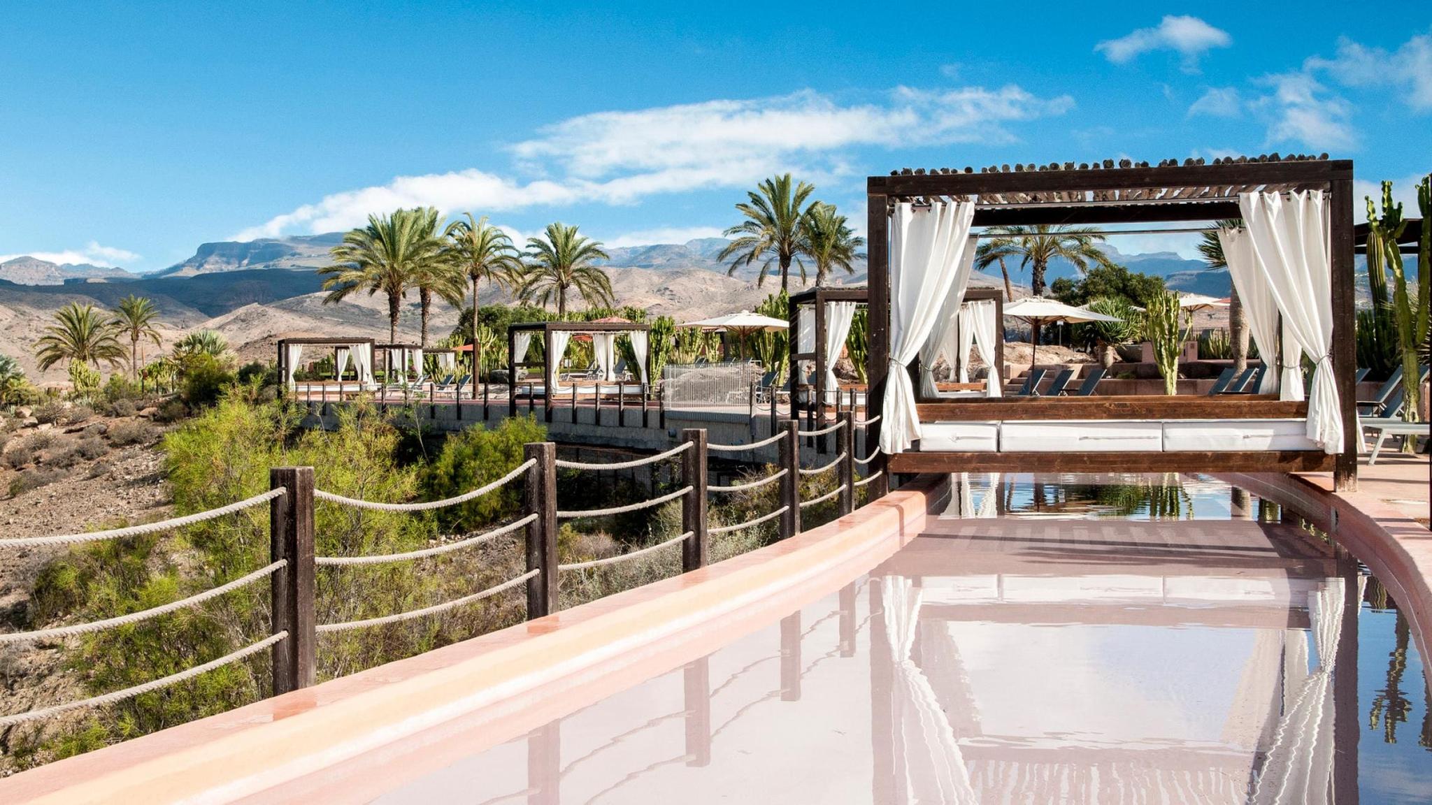 Outdoor lounge area