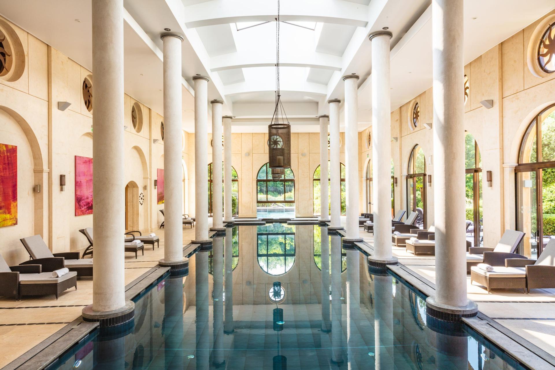 Indoor swimming pool area