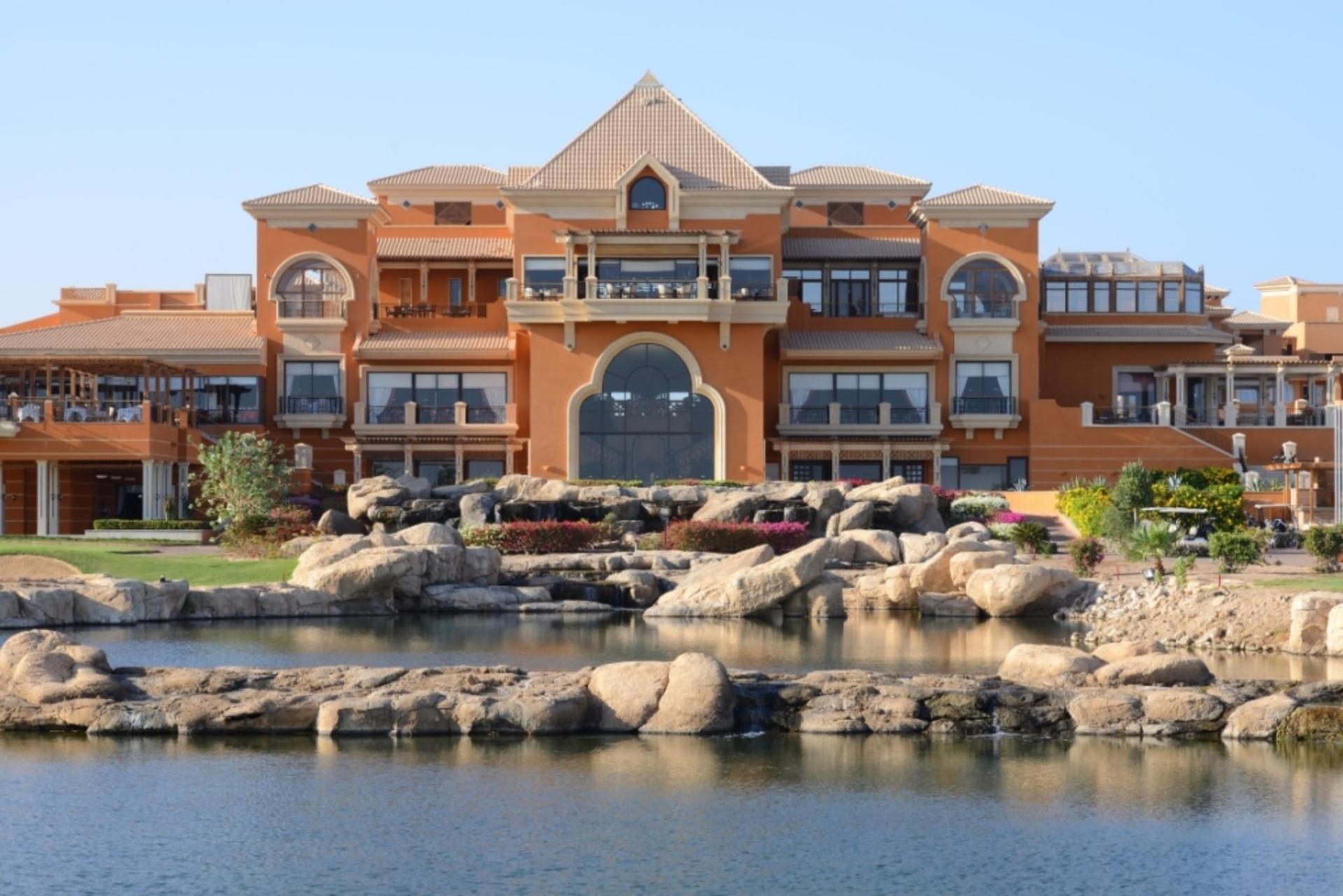 Exterior view of The Cascades Golf Resort, Spa & Thalasso building