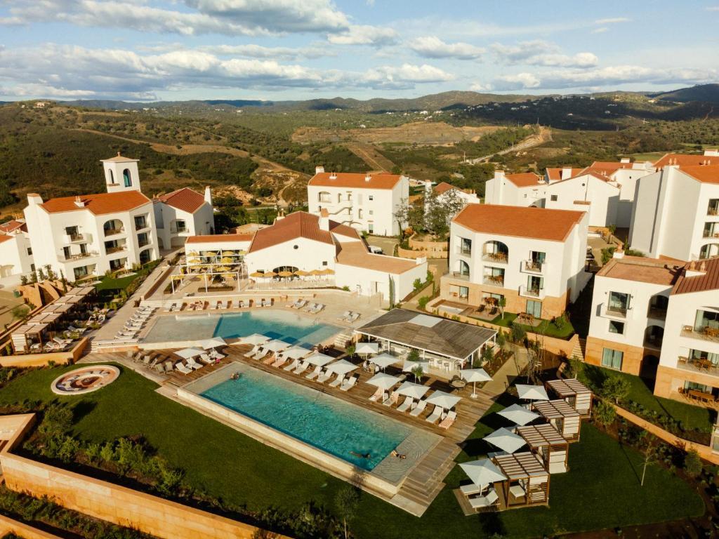 Outdoor swimming pool area
