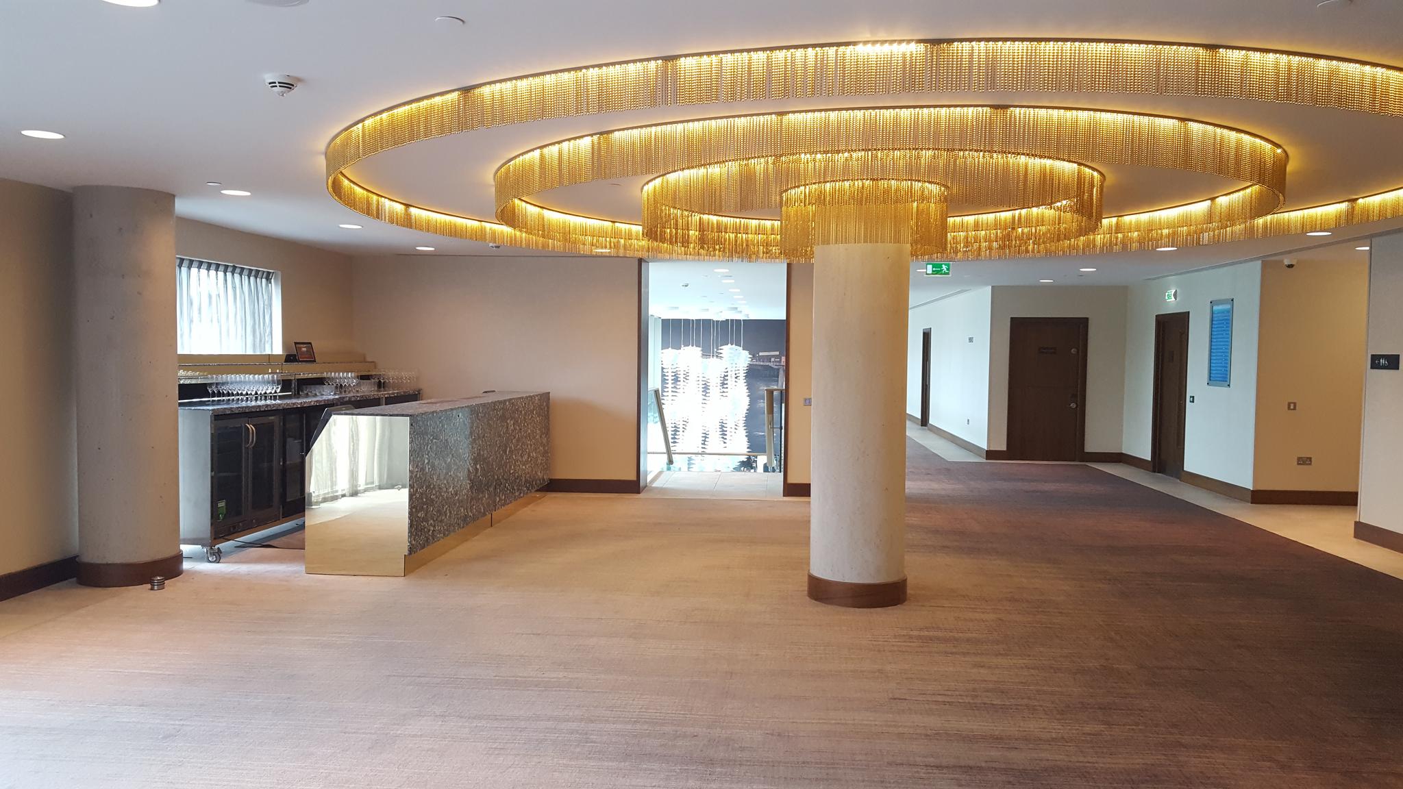 Reception at the Hilton Bournemouth hotel