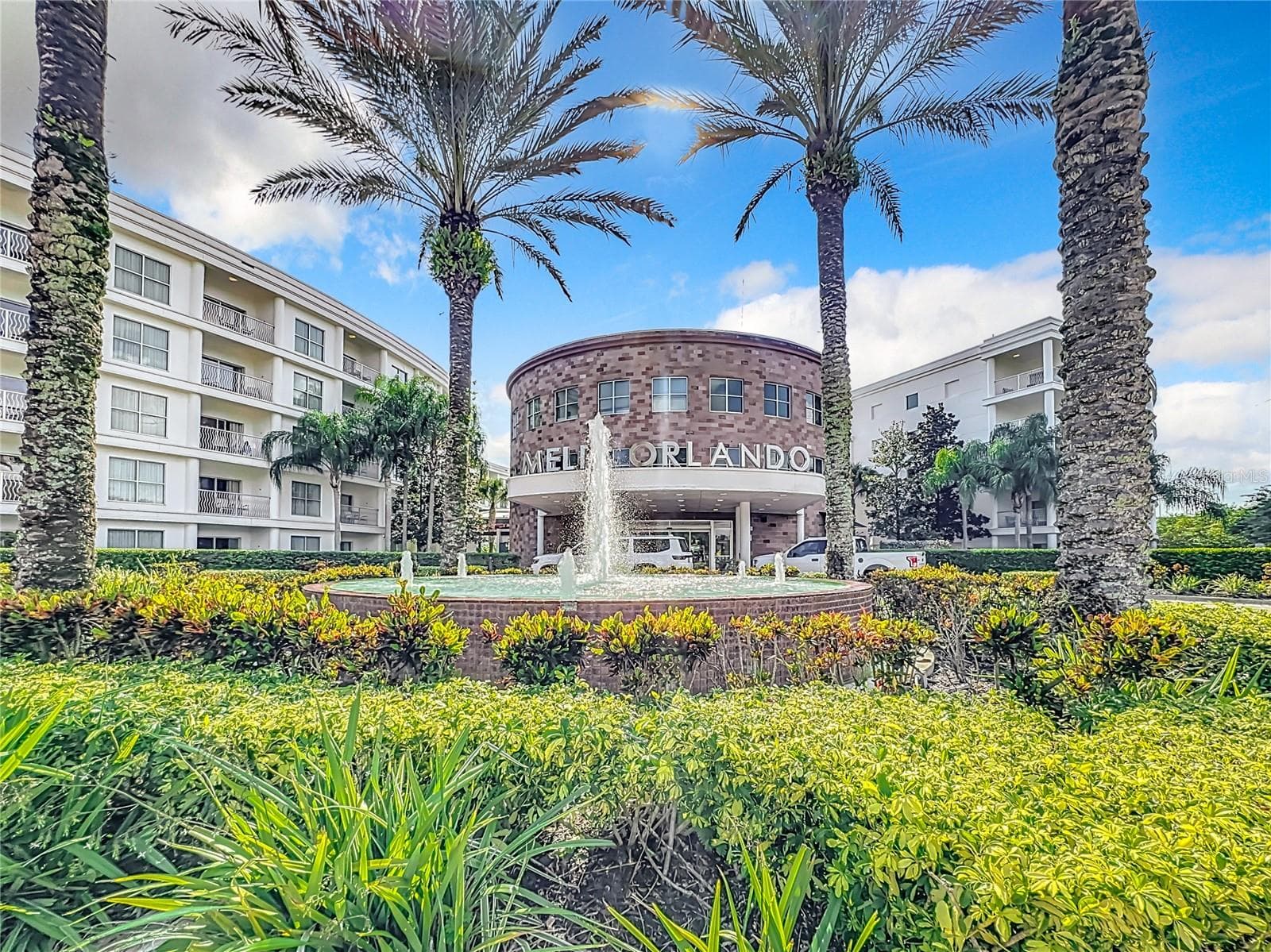 Front view of the hotel