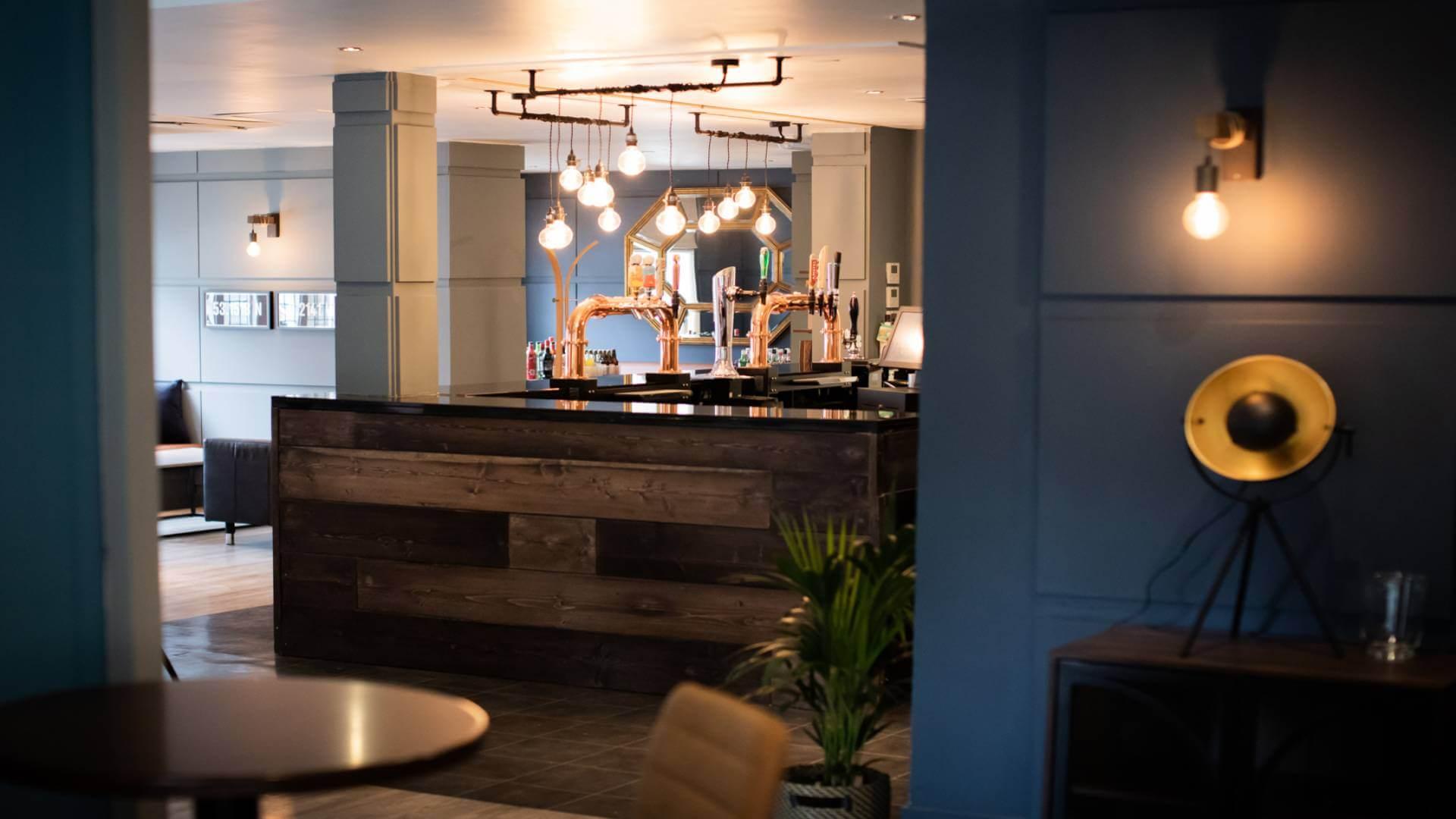 Bar at the hotel