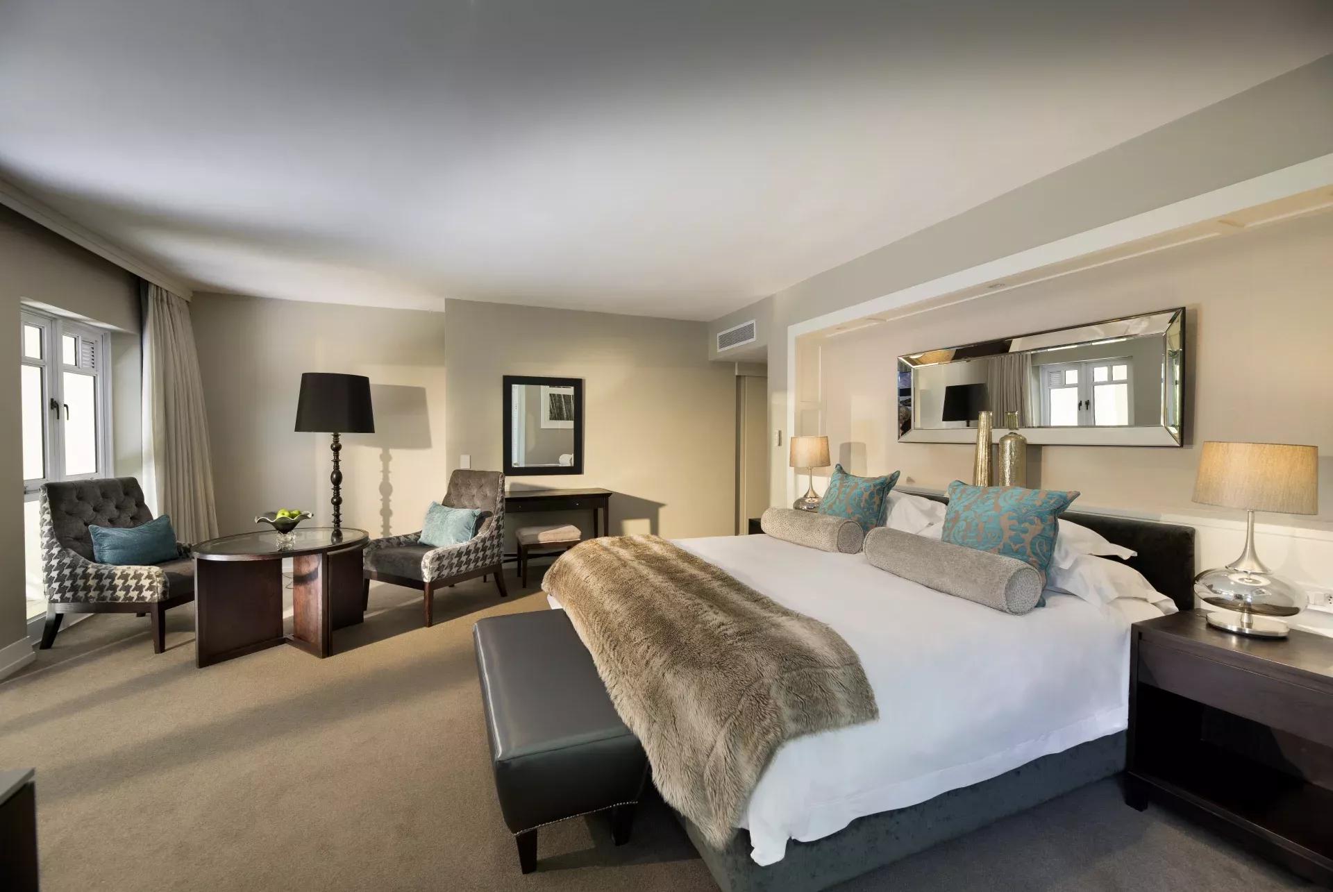 Double bed room at Fancourt Golf & Spa Resort
