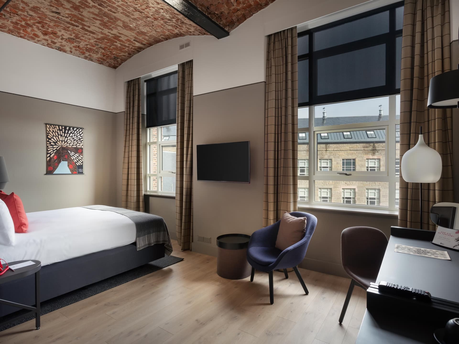 Double bed suite at Hotel Indigo Dundee