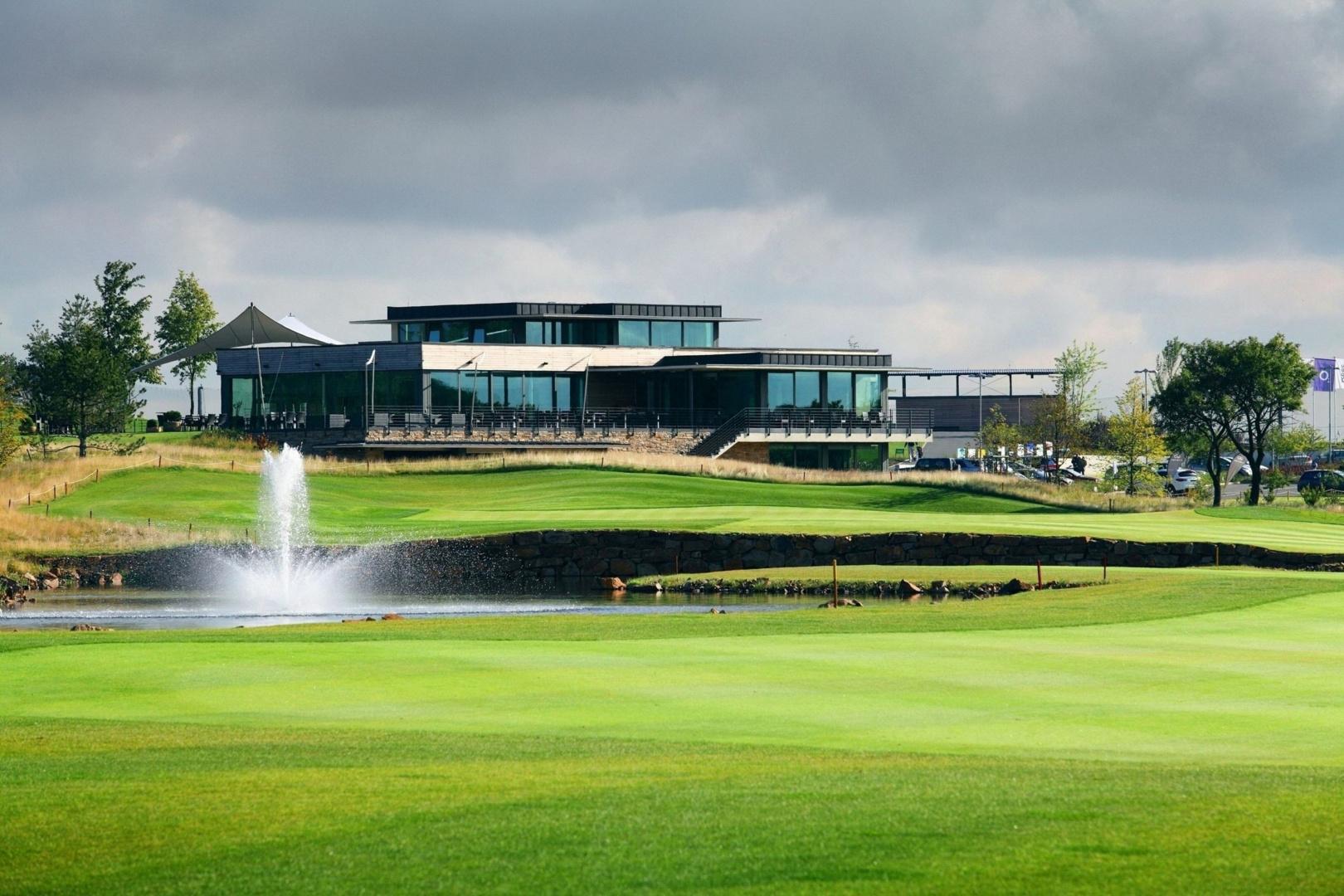 The Albatross Golf Resort overlooking the course