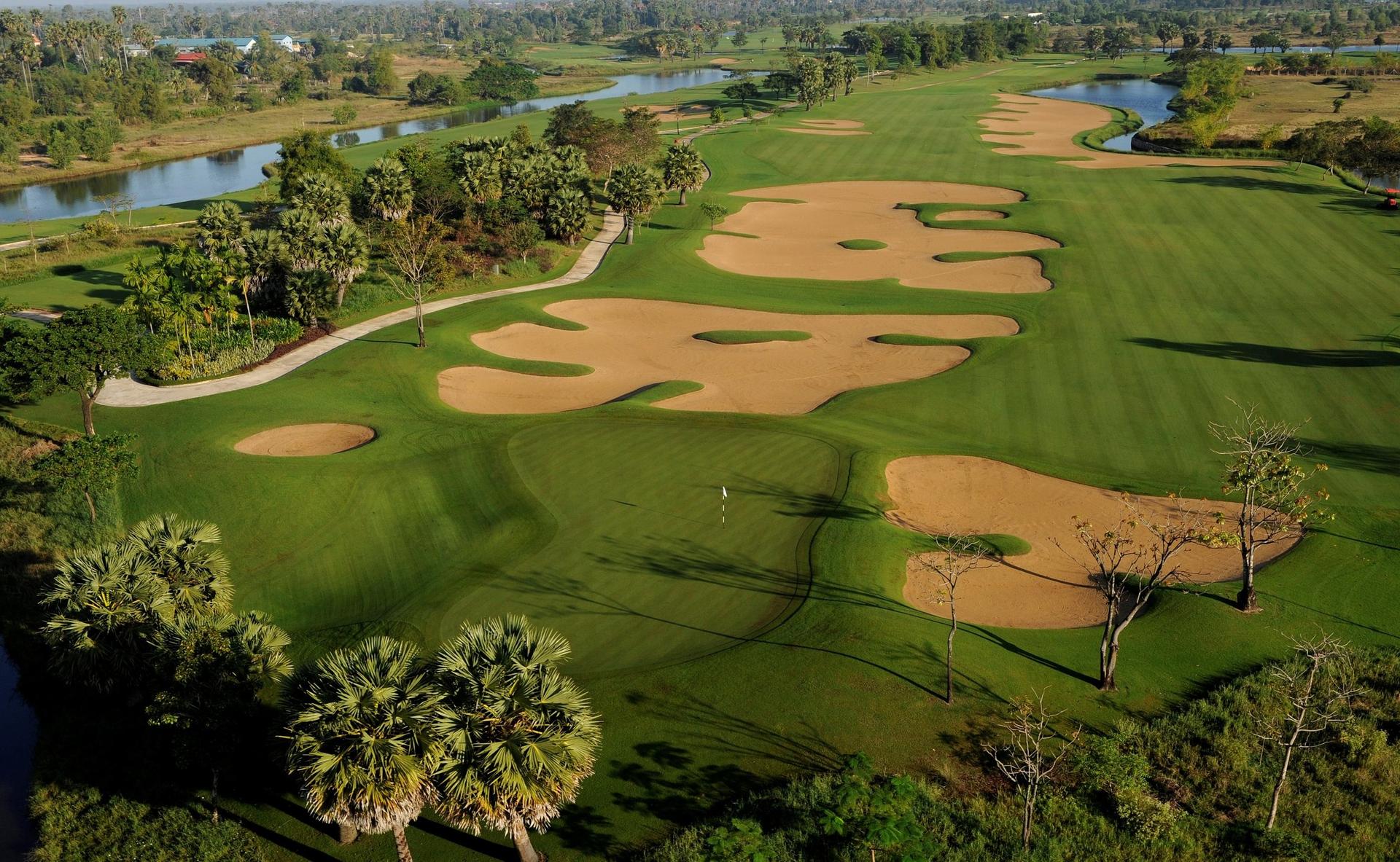 Overhead view of Angkor Golf