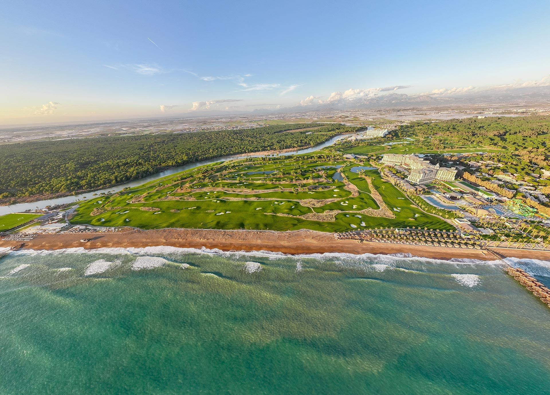 Aerial view of the Cullinan Belek resort