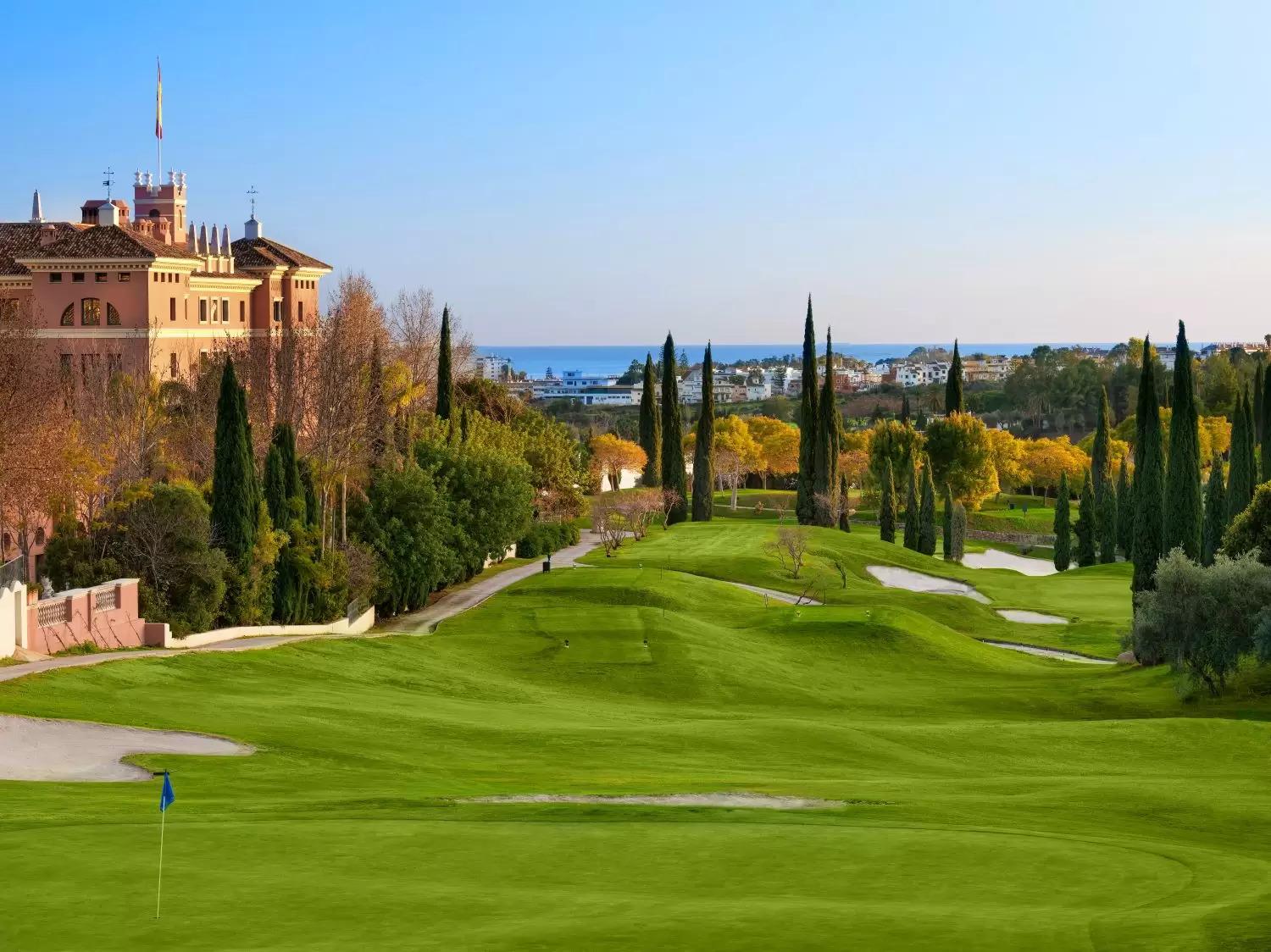 Pristine fairway next to Anantara Villa Padierna