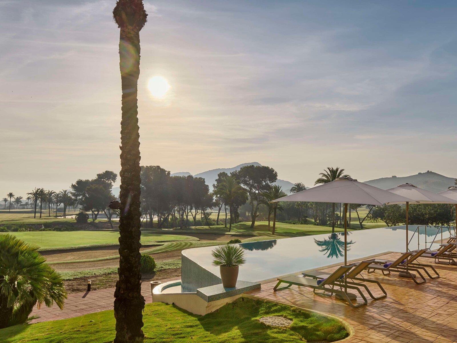 Outdoor pool area of the clubhouse