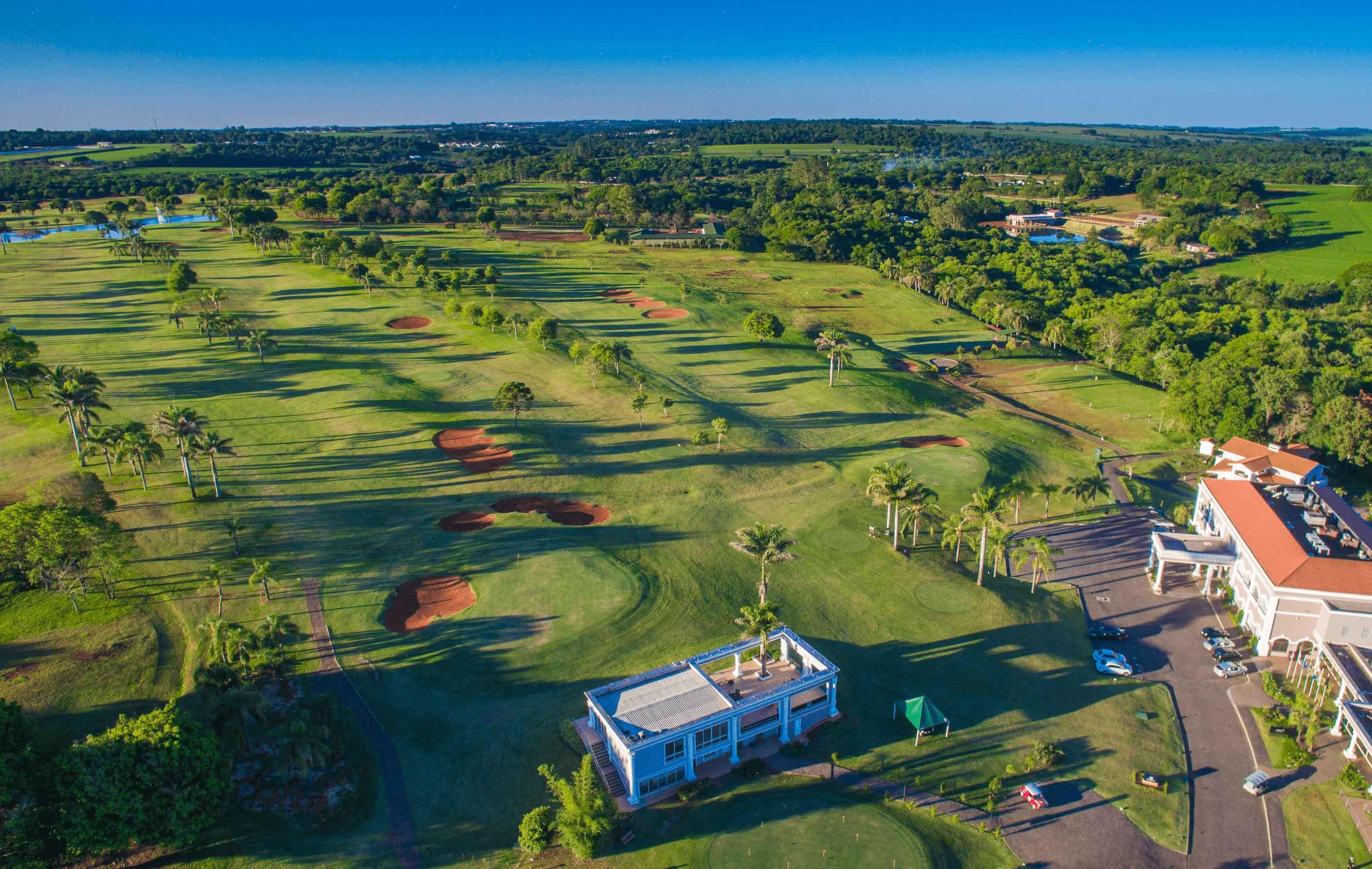 Aerial view of the Iguassu Falls Golf Club course
