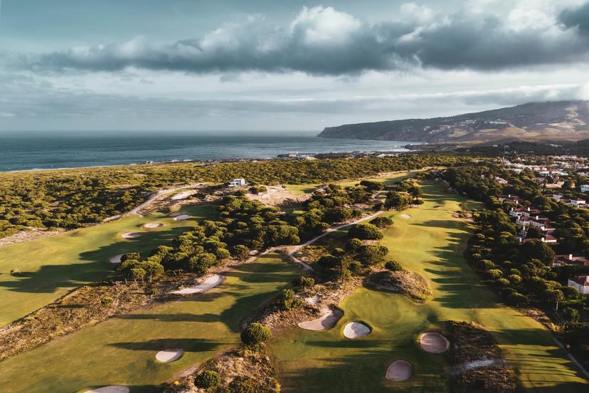 Aerial view of the Oitavos Dunes Course