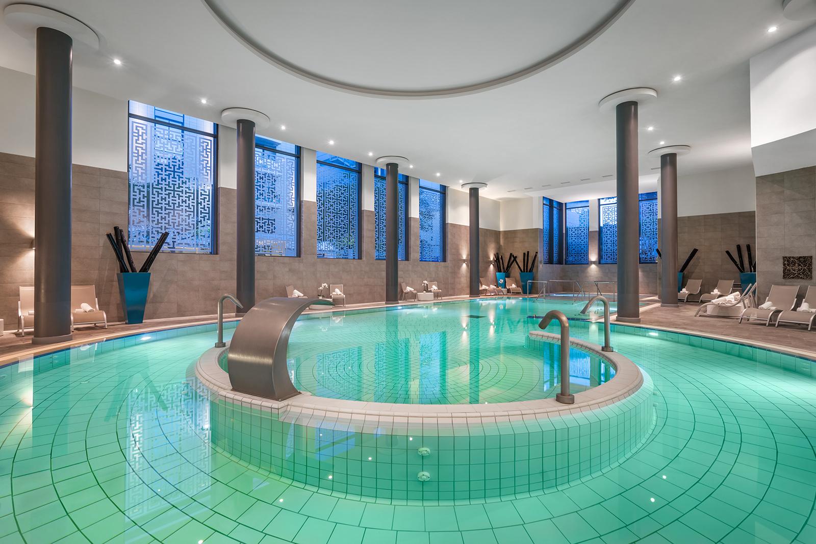 Indoor swimming pool area