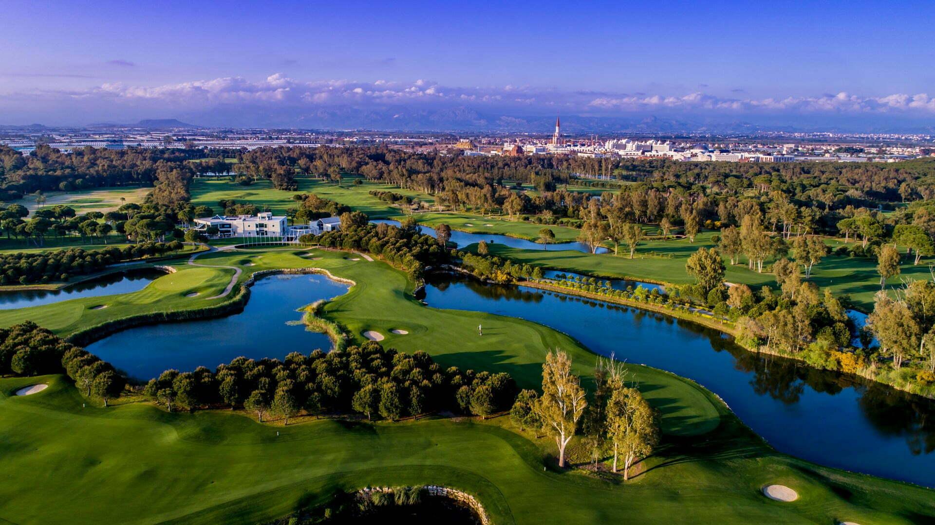 Aerial view of the Pasha Course