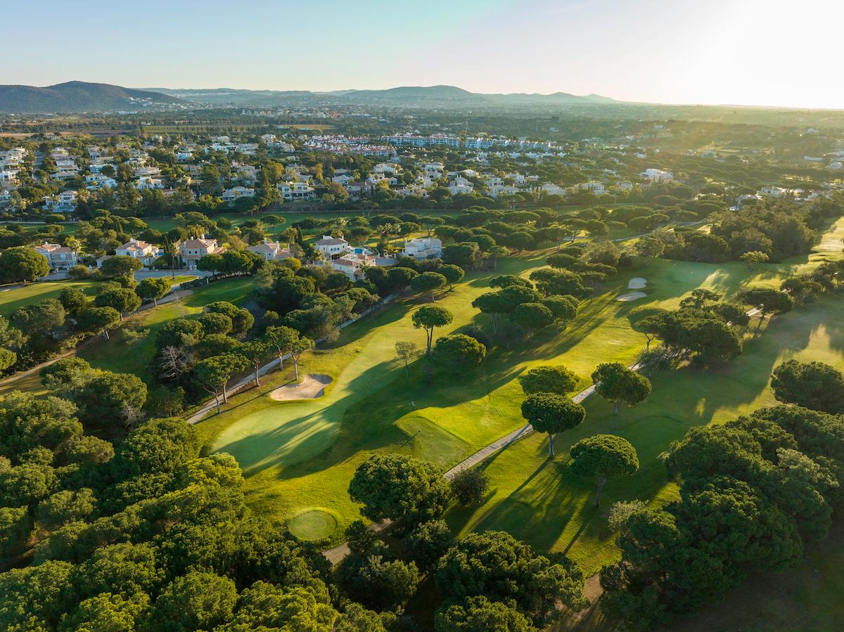 Aerial view of Pestana Vila Sol Course