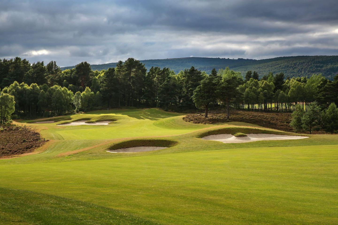 Well-maintained greens with deep sand bunkers and vibranyt trees giving the course life