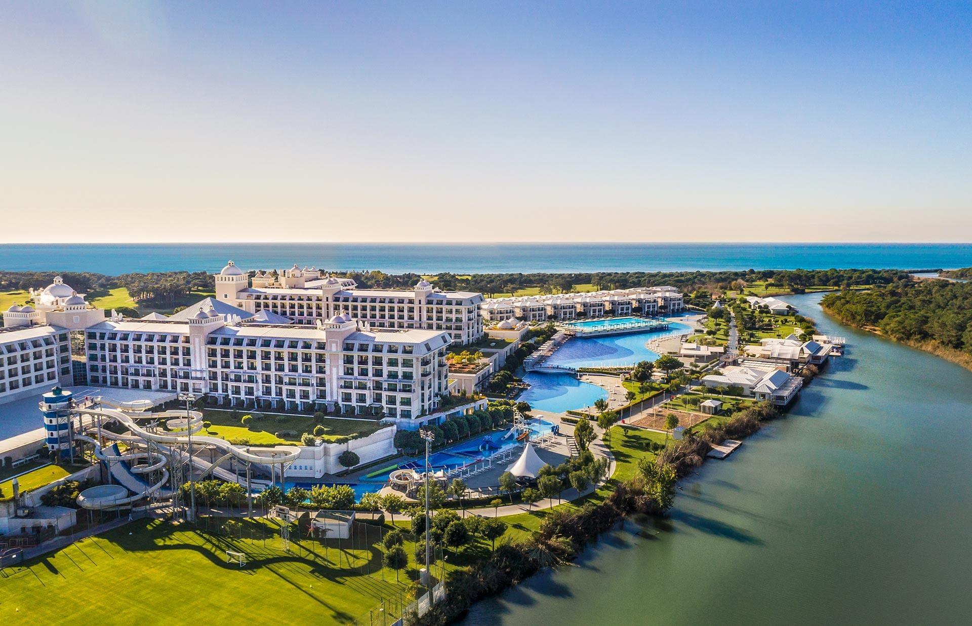 Aerial view of Titanic Deluxe Belek