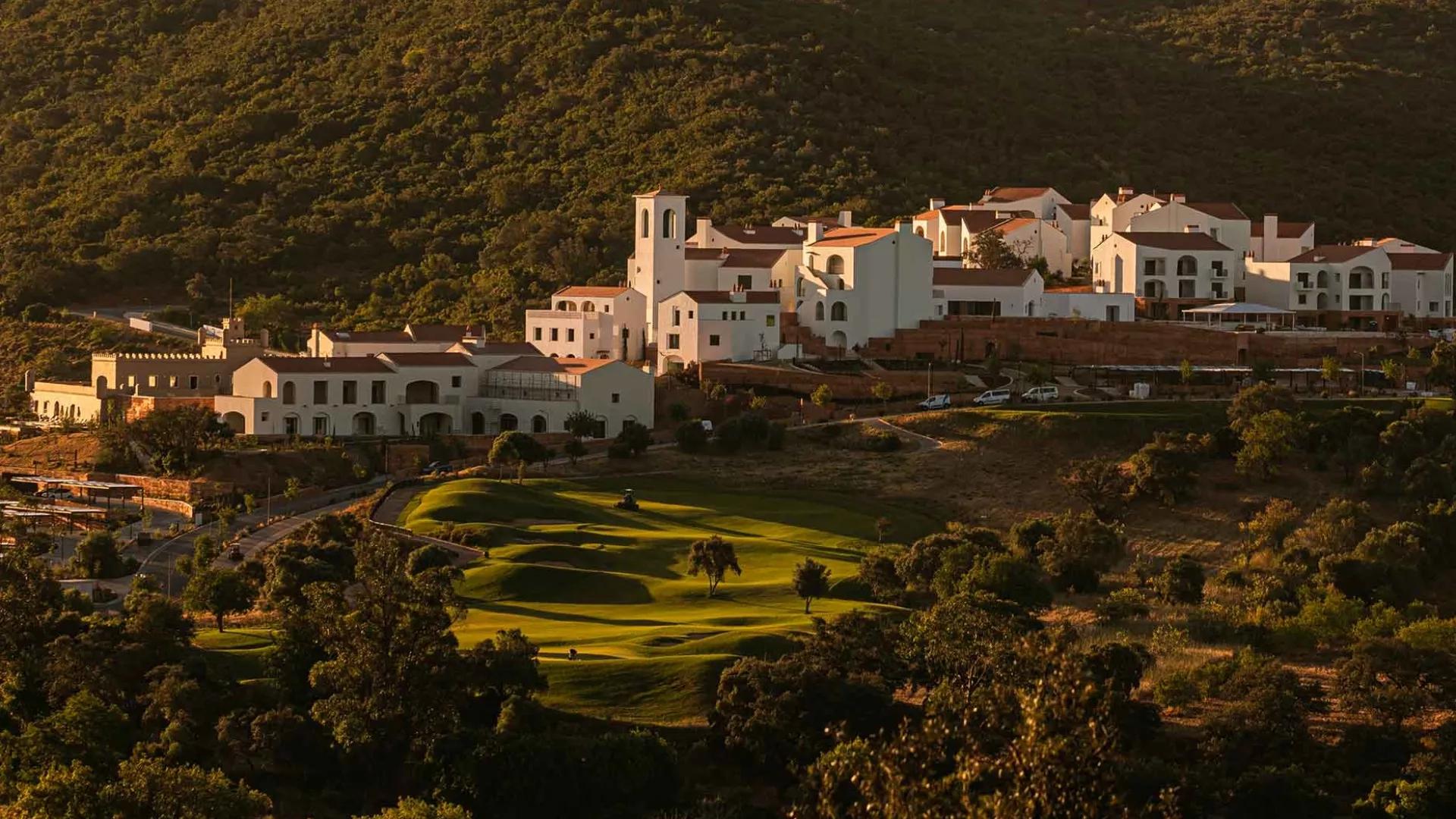 Viceroy at Ombria in the background overlooking the Ombria Golf Course