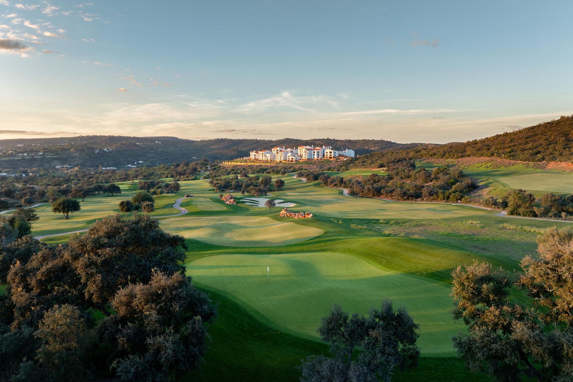 Aerial view of the resort