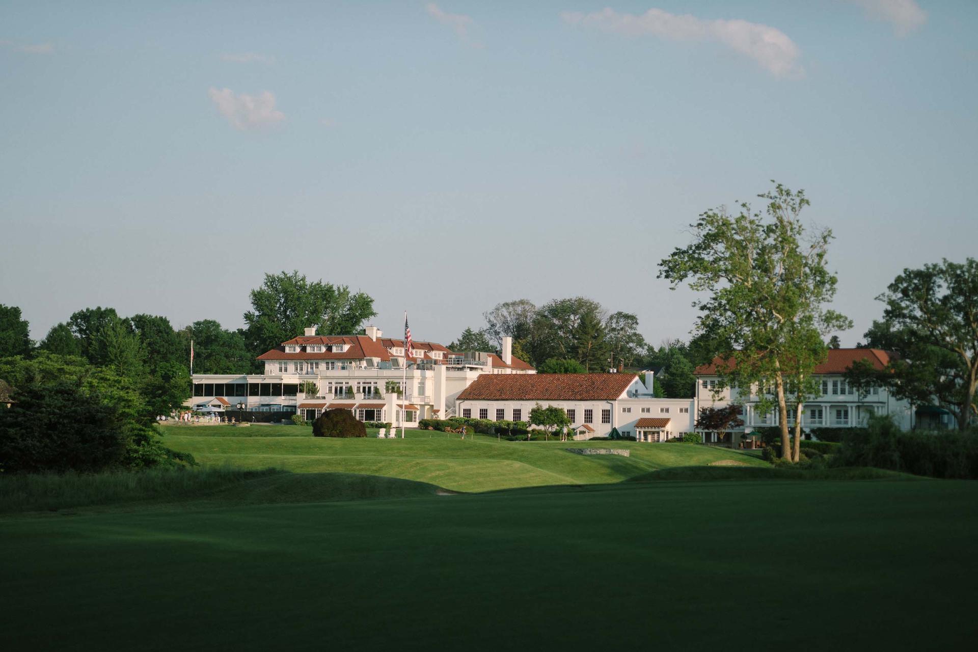 View of the clubhouse at Columbia Country Club