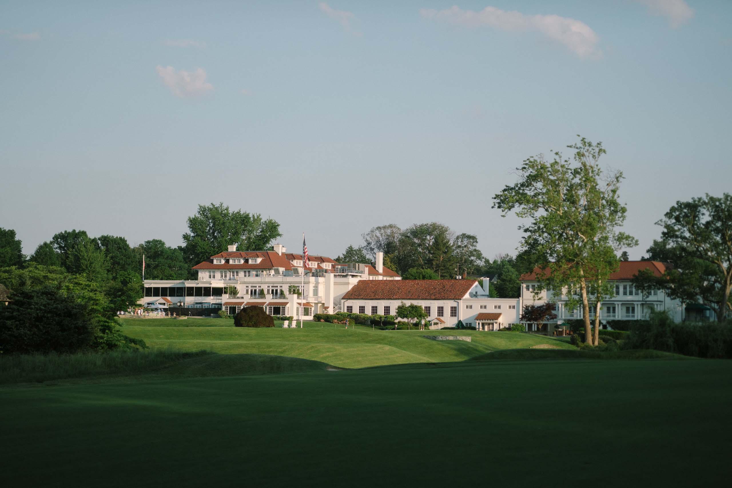 View of the clubhouse at Columbia Country Club