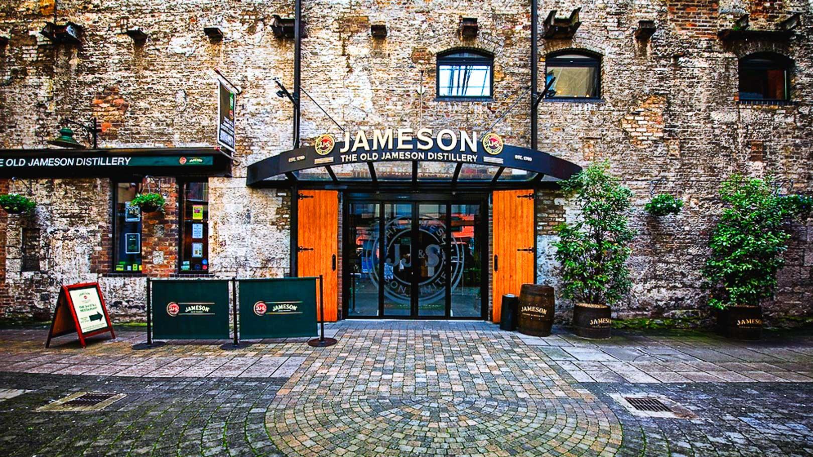 Jameson Distillery entrance in Dublin