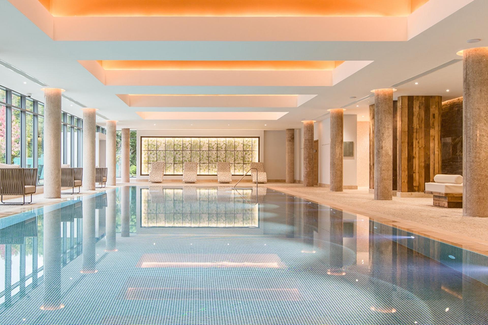 Indoor swimming pool at the Galgorm Resort