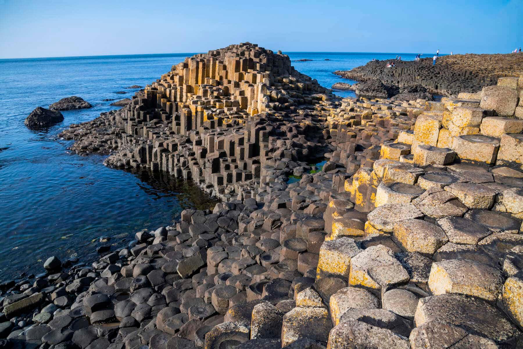 Basalt rock formations at Giant’s Causeway, Northern Ireland