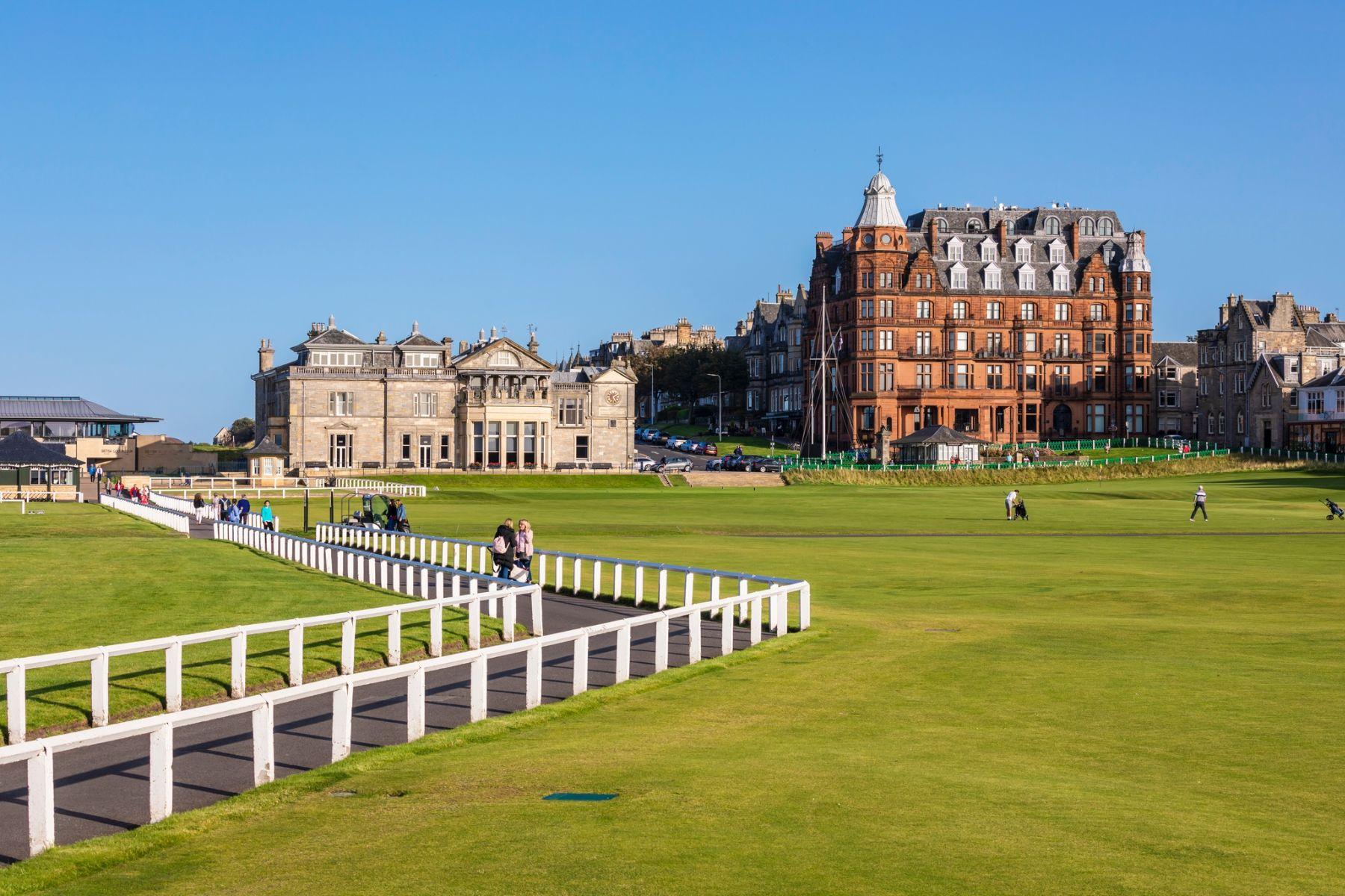 View of the Old Course at St Andrews