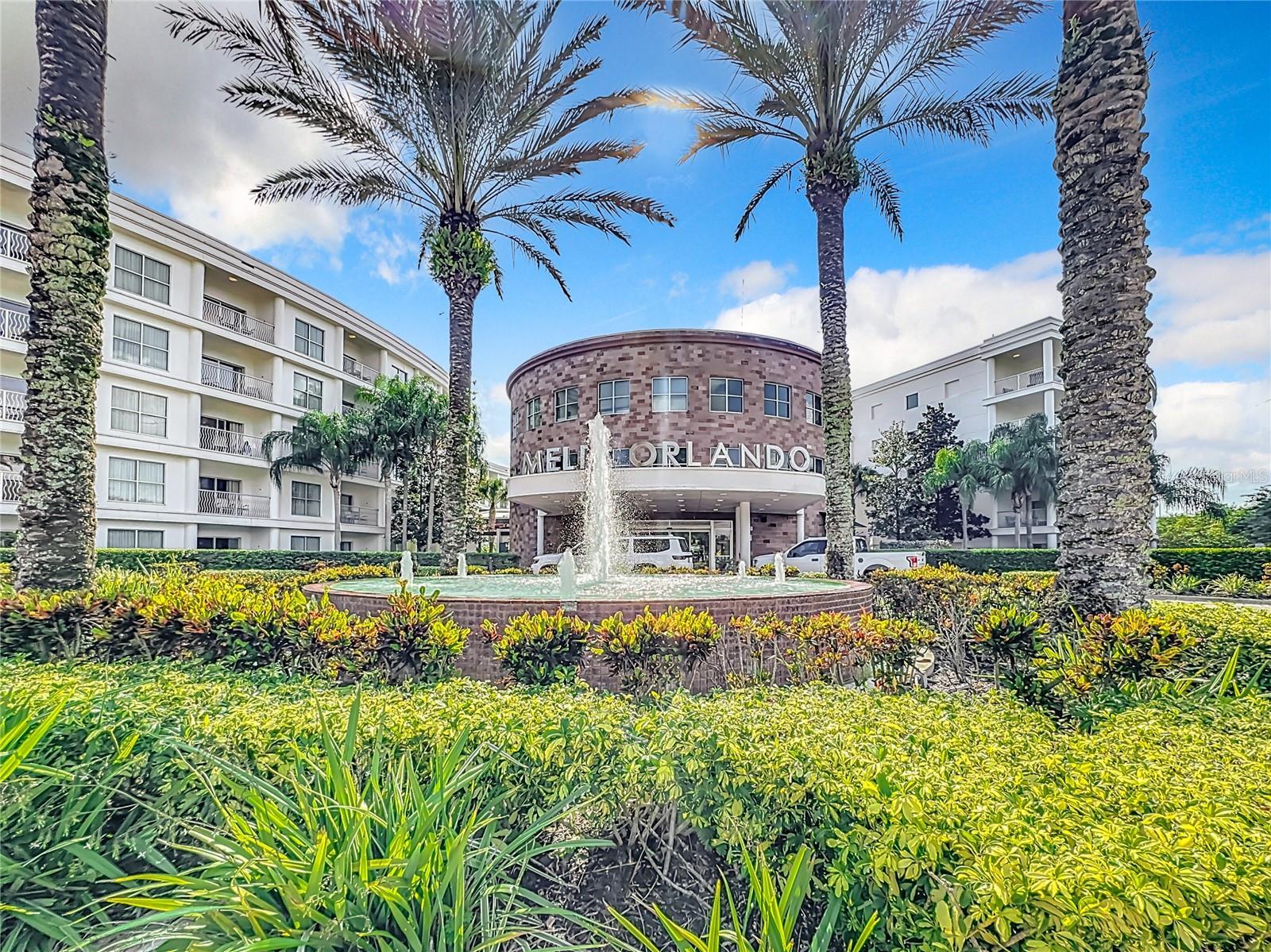 Front view of the hotel