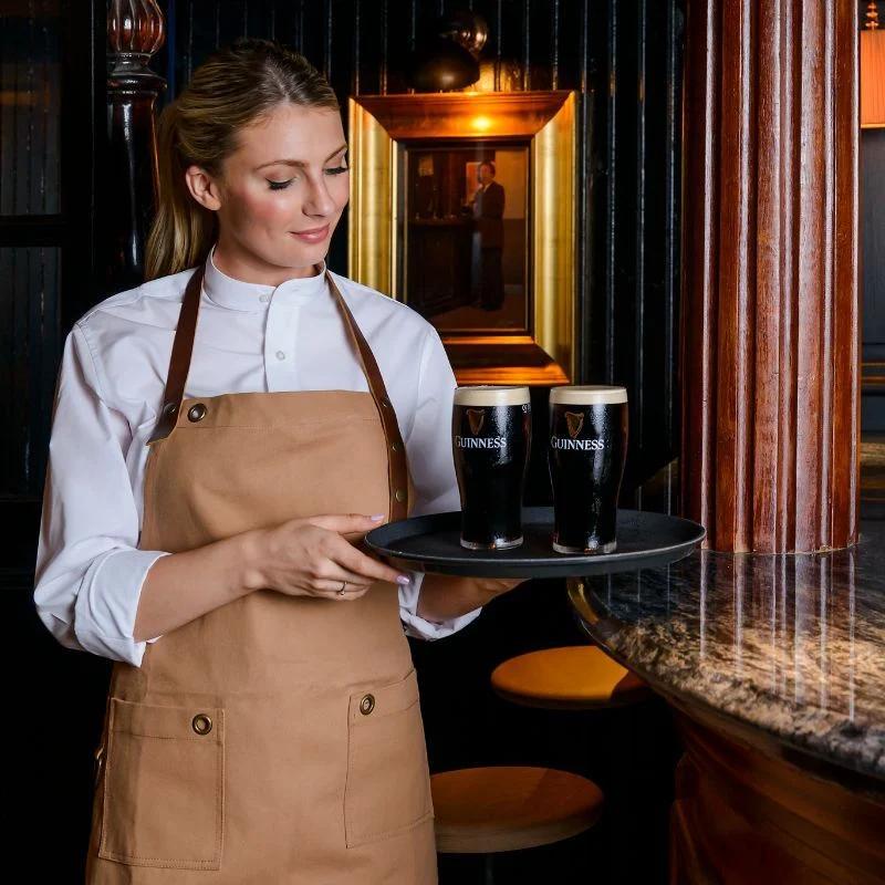 Welcome Guinness on arrival