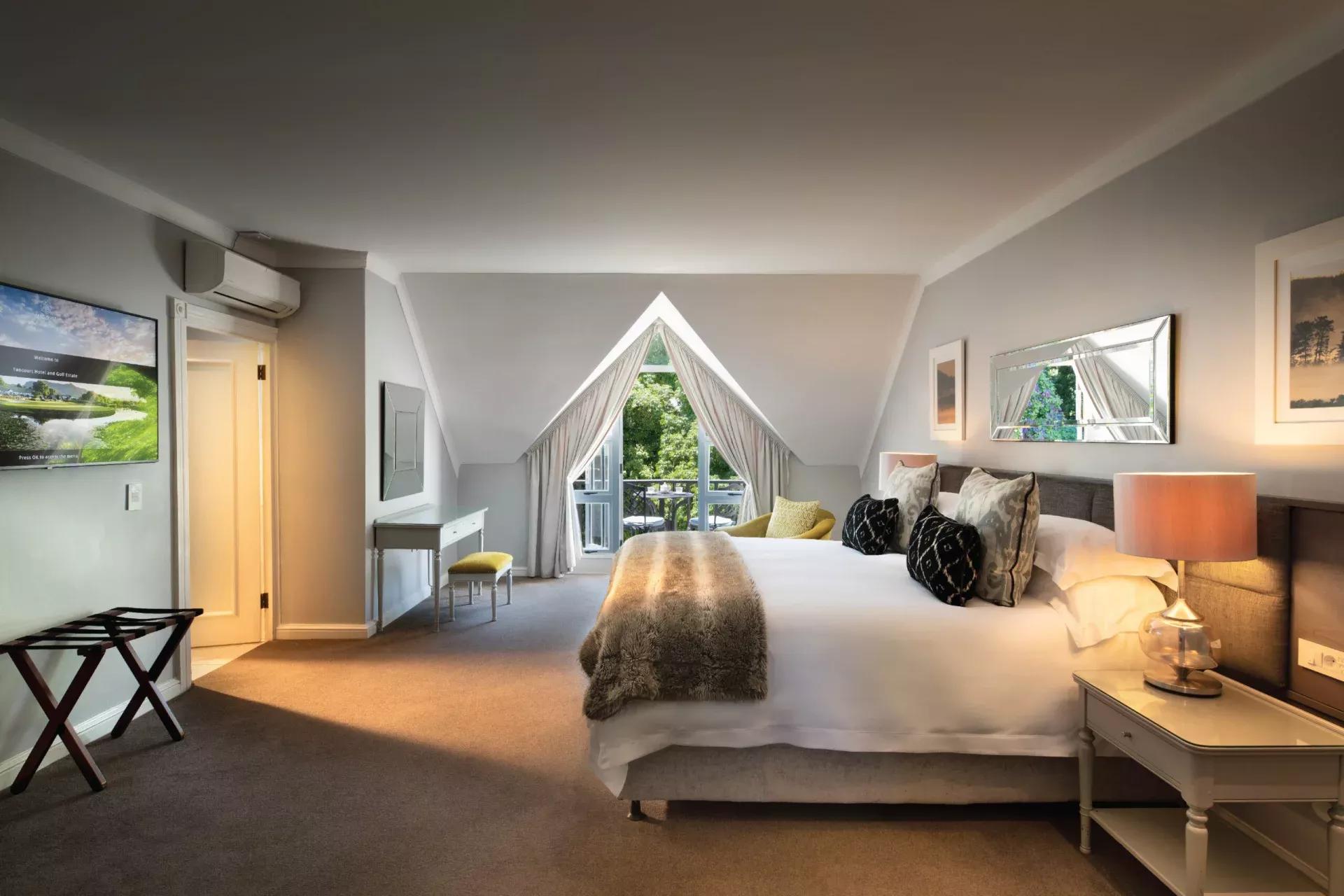 Double bed room at Fancourt Golf & Spa Resort