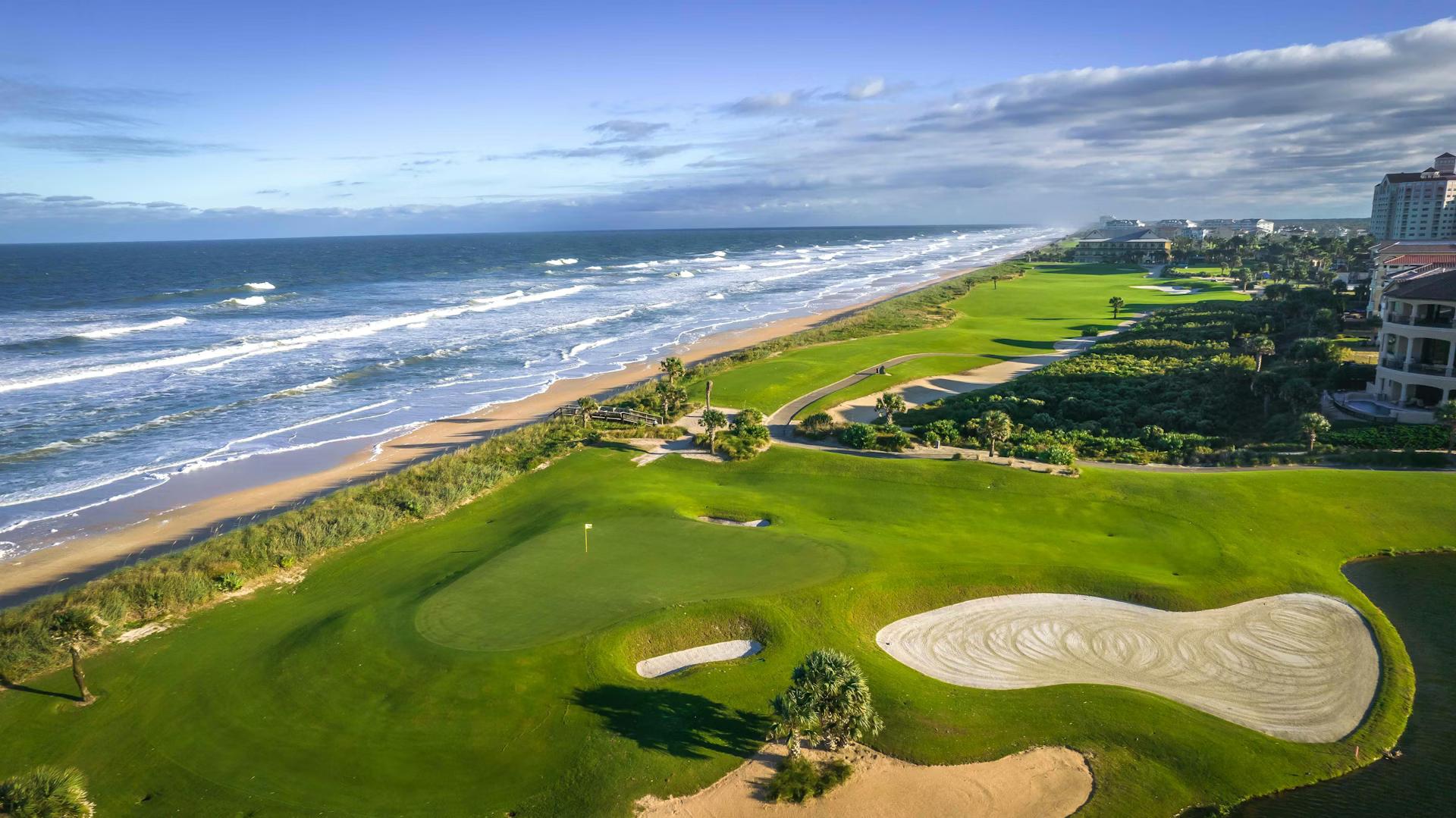 A coastal green at hammock beach resort