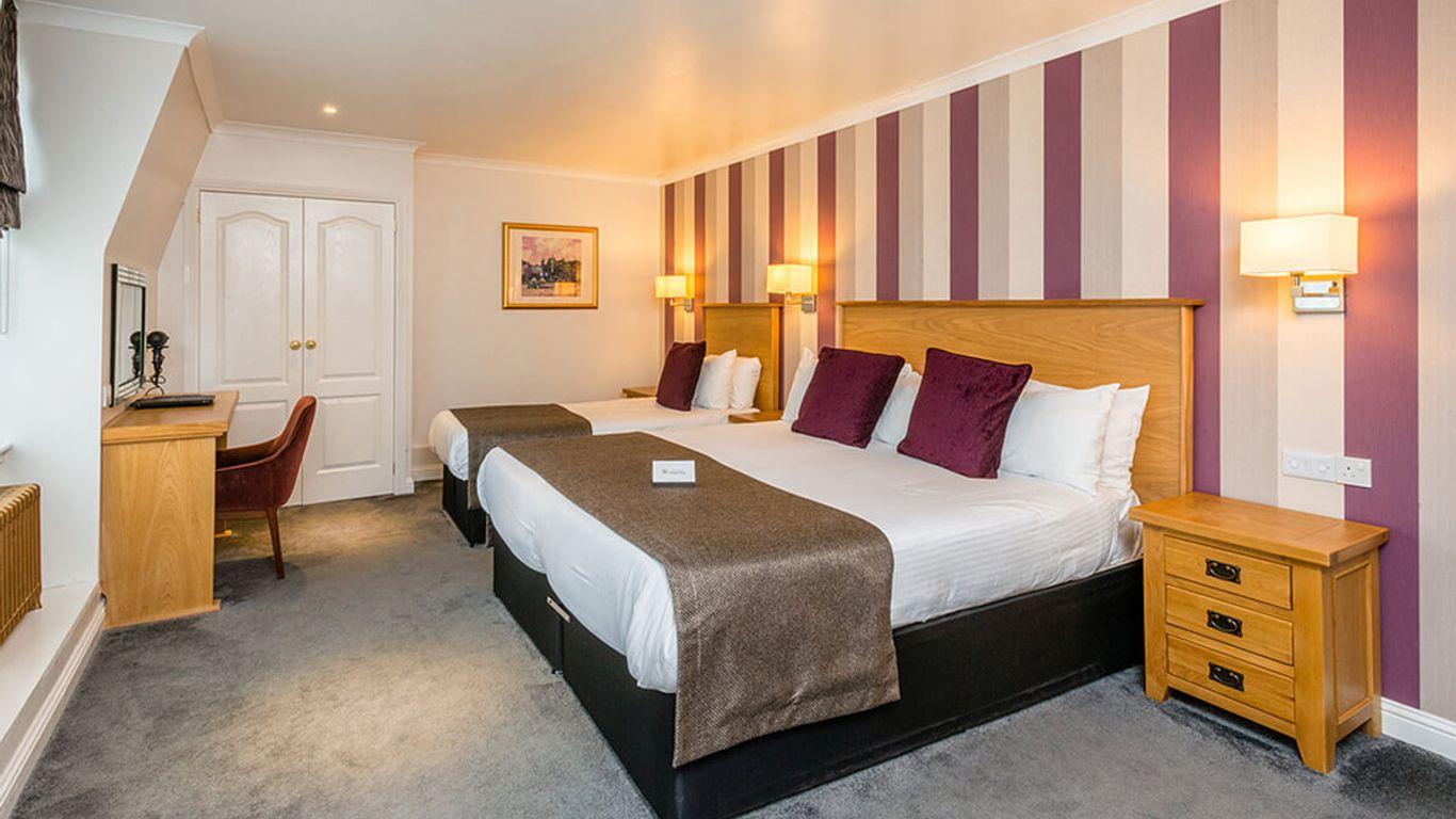 Double bed suite at The Aberdeen Douglas Hotel