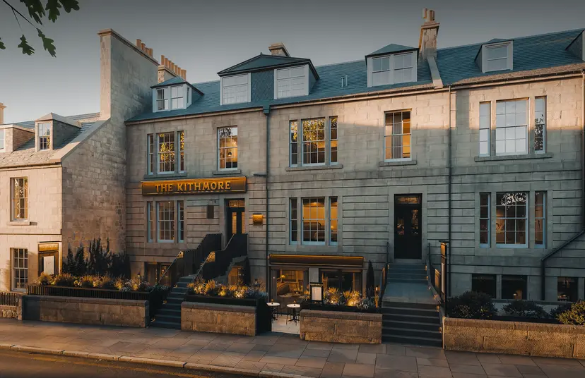 Panoramic view of the The Kithmore Hotel building