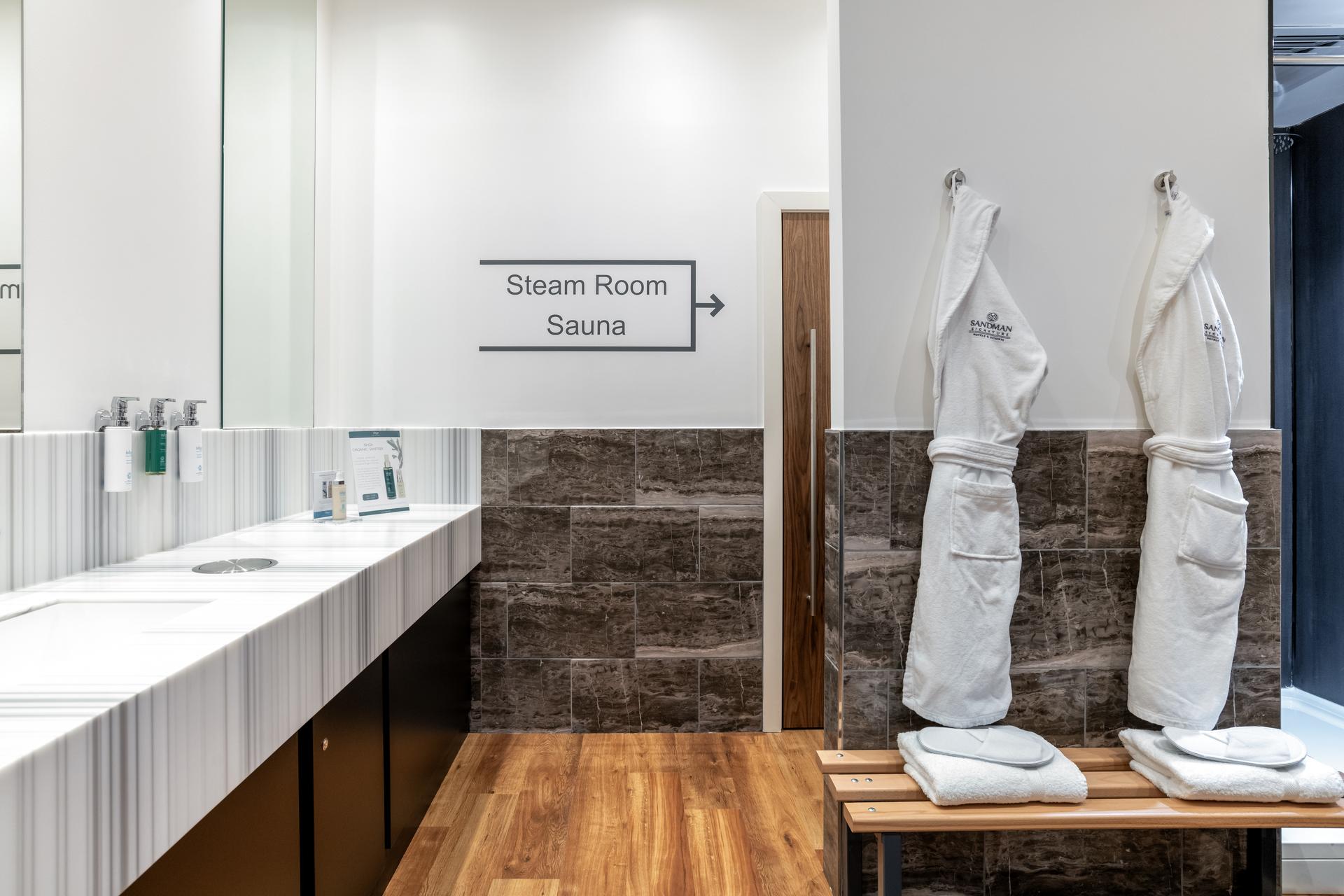 Spa facilities at Sandman Signature Aberdeen Hotel