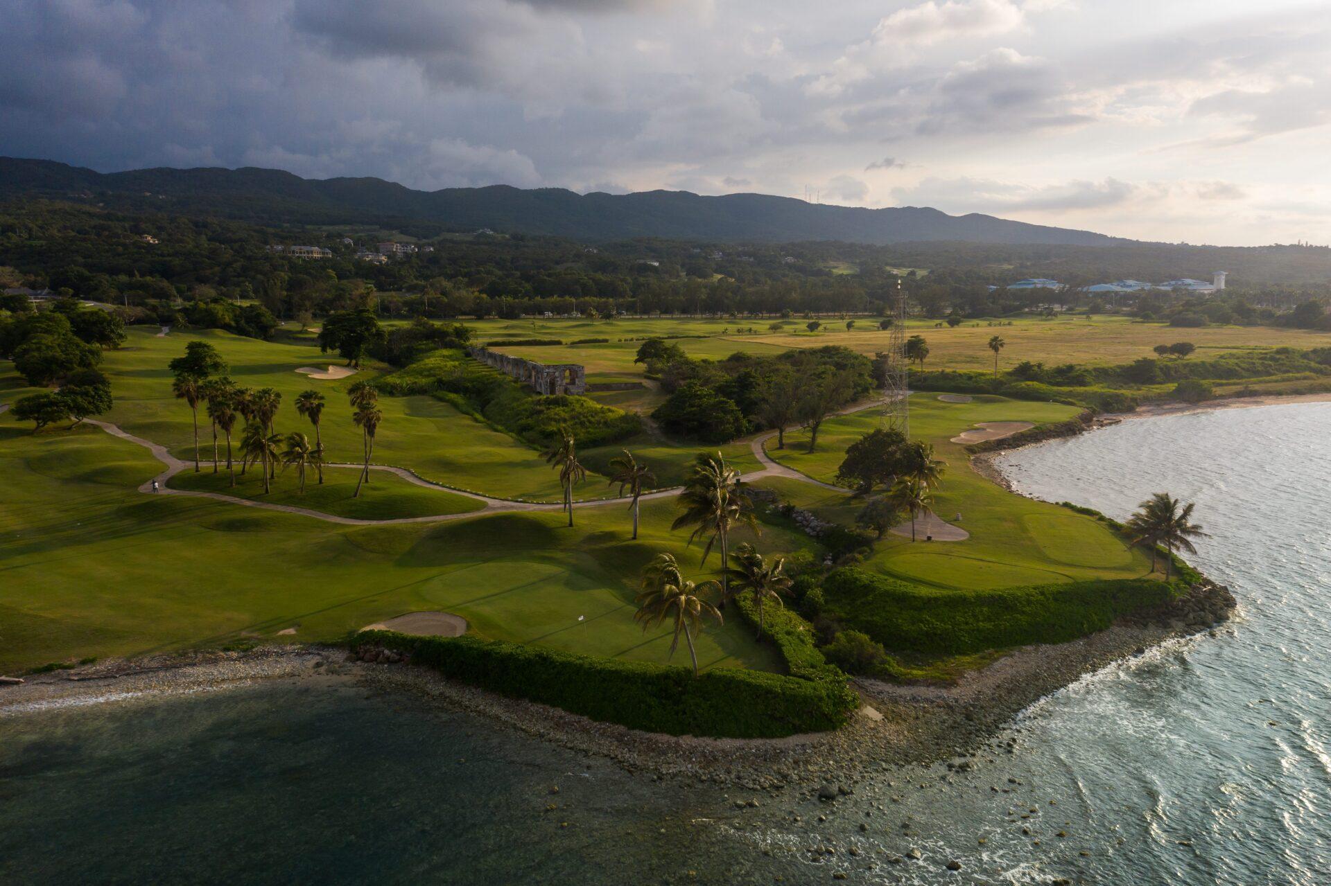 Overhead view of the Rose Hall Golf Club