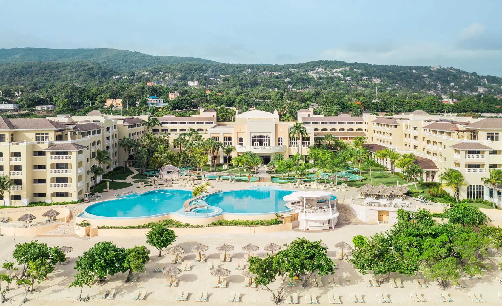 Overhead iew of Iberostar Waves Rose Hall Beach
