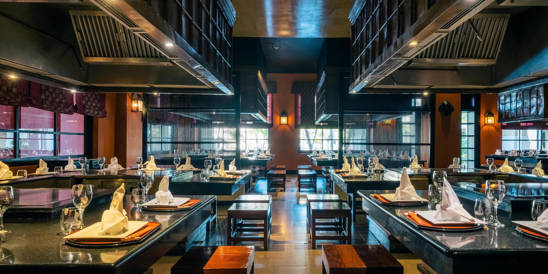 Indoor dining at Iberostar Waves Rose Hall Beach