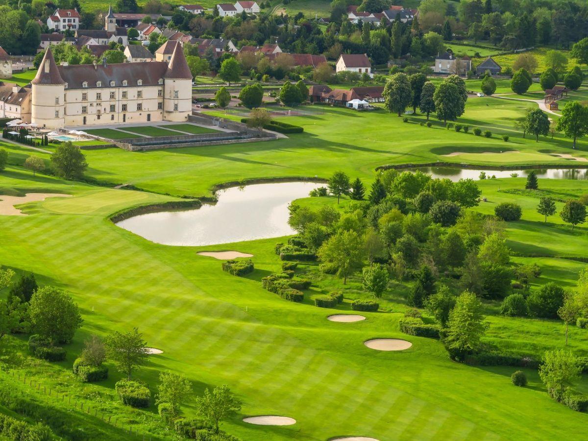 Aerial view of the Golf du Chailly Course