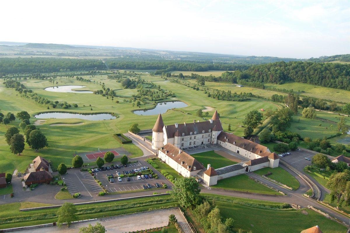 Aerial view of the resort